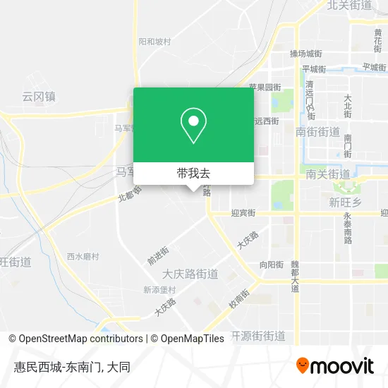 惠民西城-东南门地图