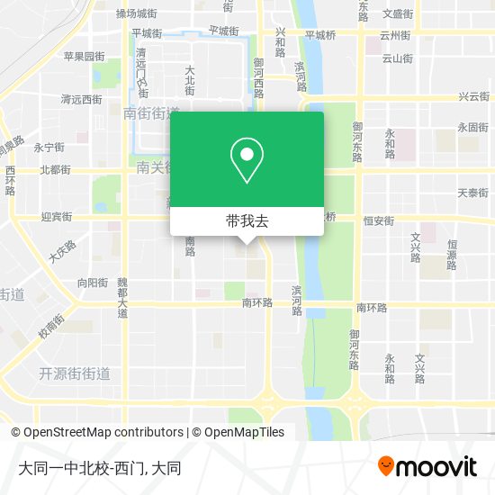 大同一中北校-西门地图