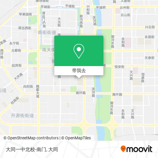 大同一中北校-南门地图
