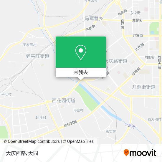 大庆西路地图