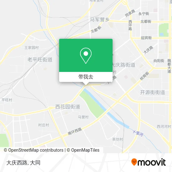 大庆西路地图