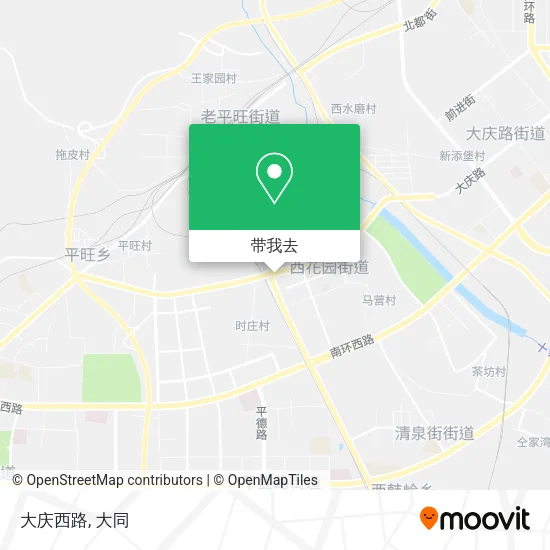 大庆西路地图