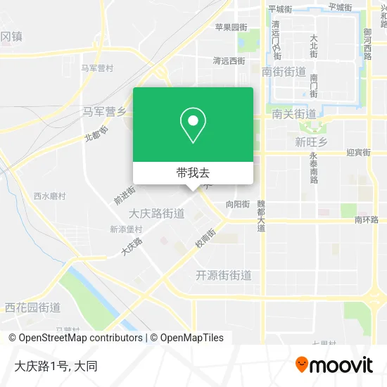 大庆路1号地图