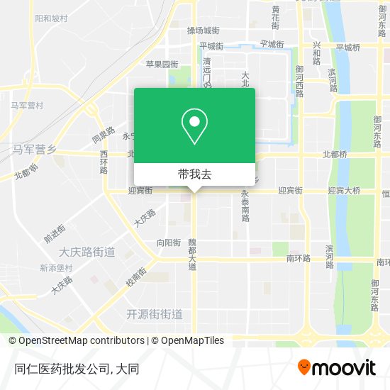 同仁医药批发公司地图