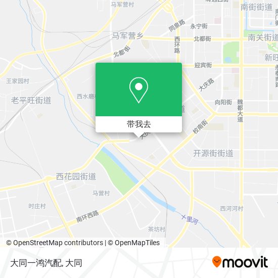 大同一鸿汽配地图