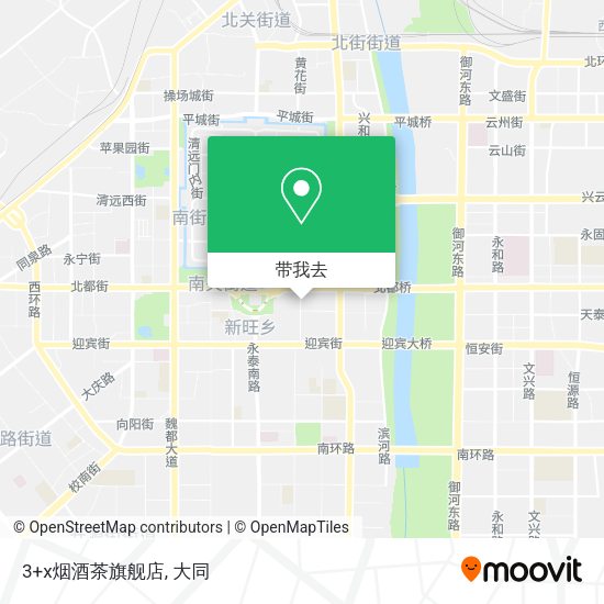 3+x烟酒茶旗舰店地图