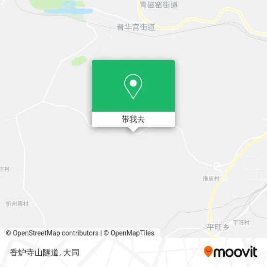 香炉寺山隧道地图