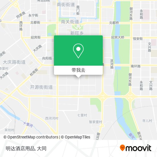 明达酒店用品地图