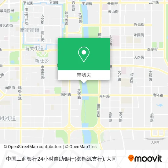 中国工商银行24小时自助银行(御锦源支行)地图