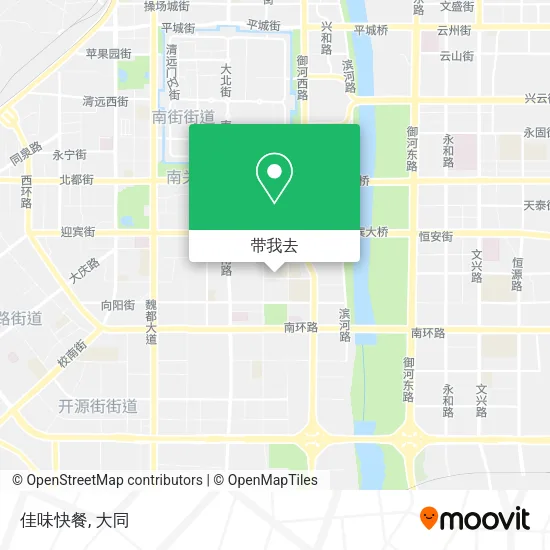 佳味快餐地图