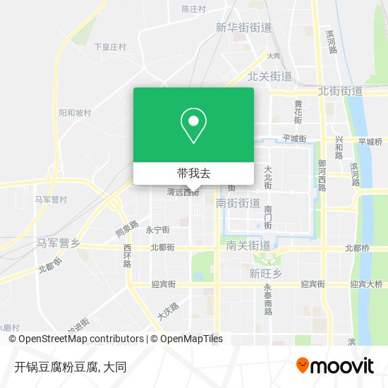 开锅豆腐粉豆腐地图