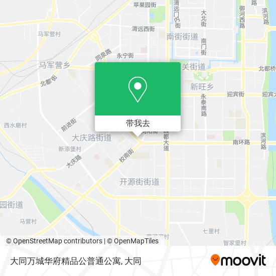 大同万城华府精品公普通公寓地图