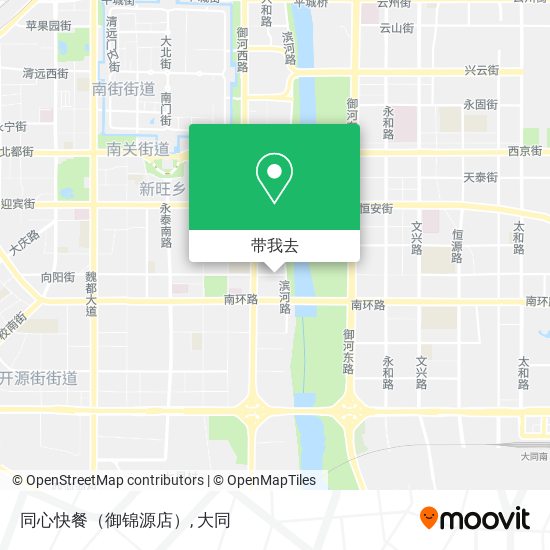 同心快餐（御锦源店）地图