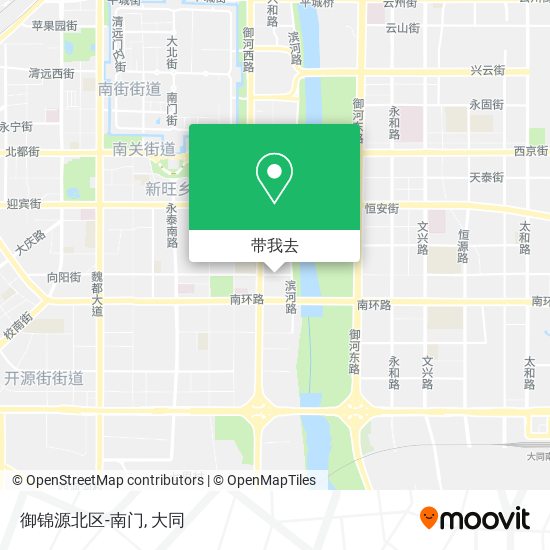 御锦源北区-南门地图