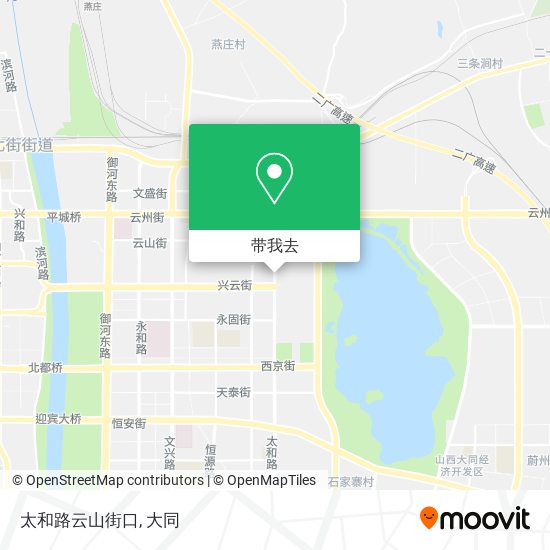 太和路云山街口地图
