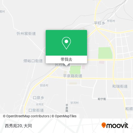 西秀苑20地图