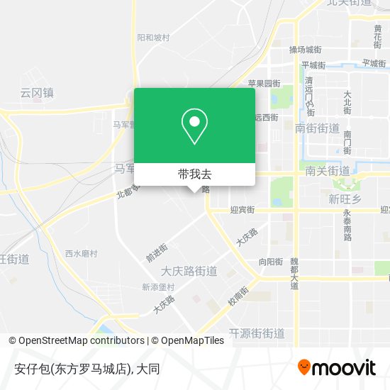安仔包(东方罗马城店)地图