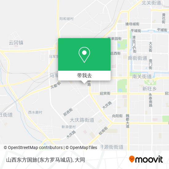 山西东方国旅(东方罗马城店)地图