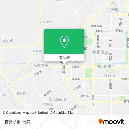 百盛超市地图
