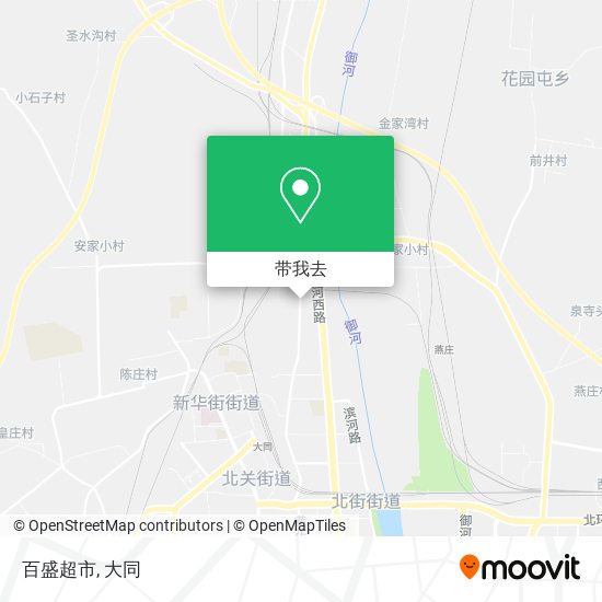百盛超市地图