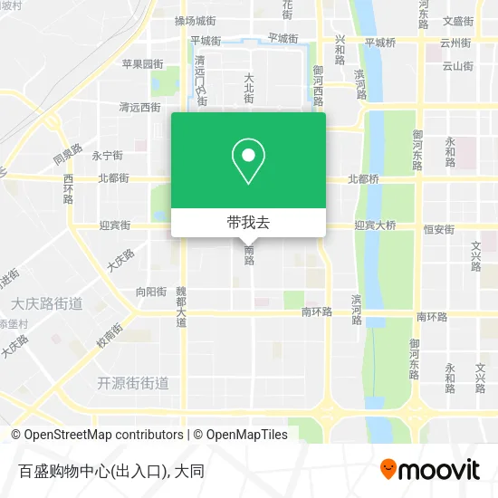 百盛购物中心(出入口)地图