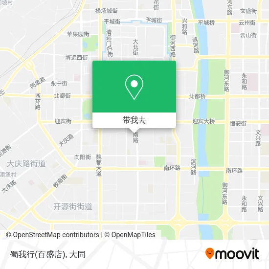 蜀我行(百盛店)地图