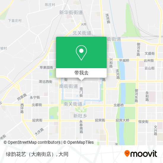 绿韵花艺（大南街店）地图