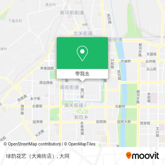 绿韵花艺（大南街店）地图