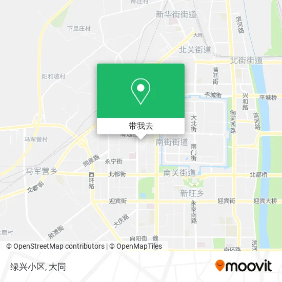 绿兴小区地图