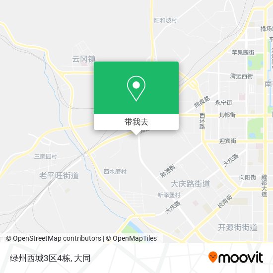 绿州西城3区4栋地图