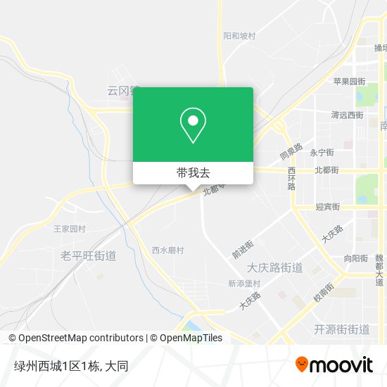 绿州西城1区1栋地图