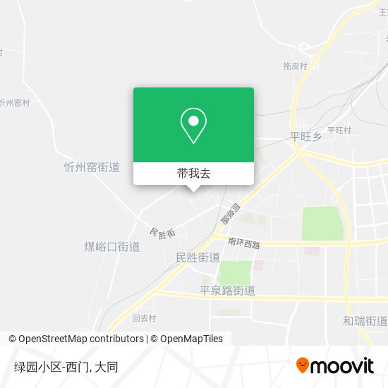绿园小区-西门地图