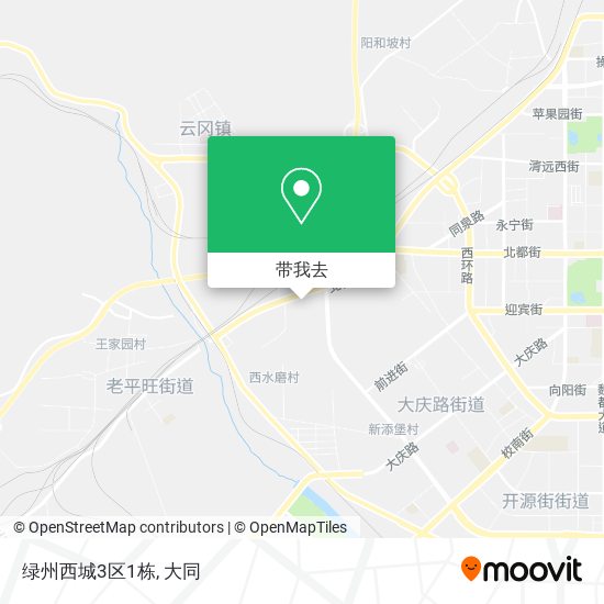 绿州西城3区1栋地图