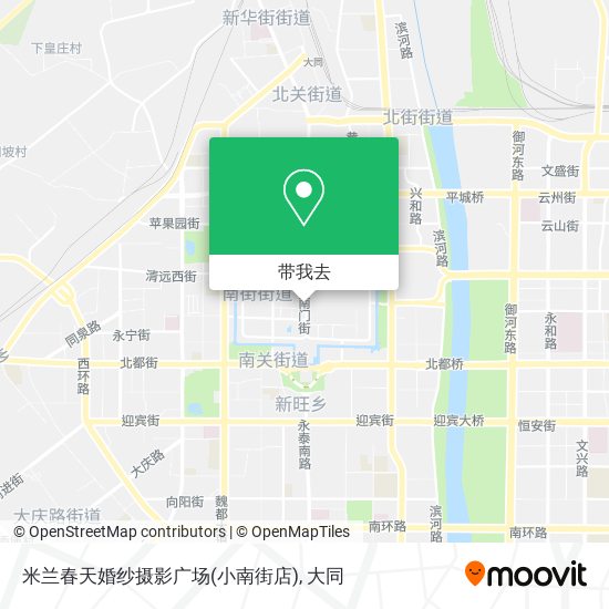 米兰春天婚纱摄影广场(小南街店)地图