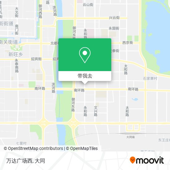 万达广场西地图