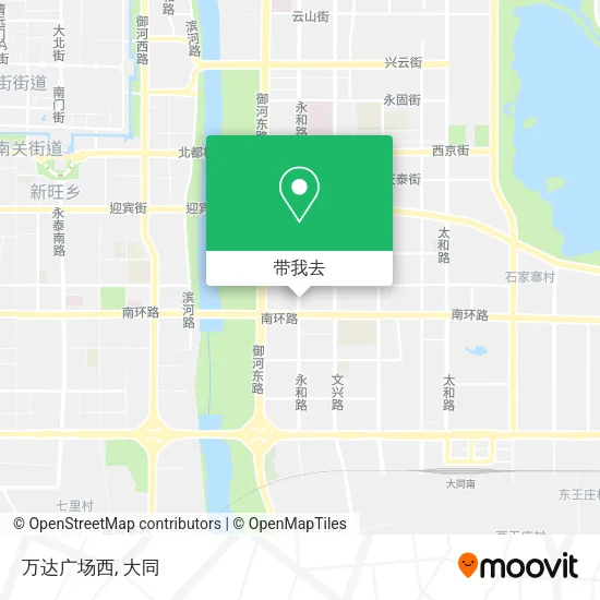 万达广场西地图