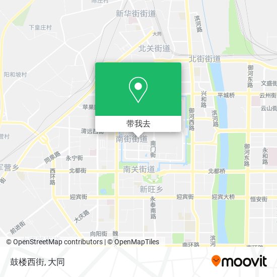 鼓楼西街地图