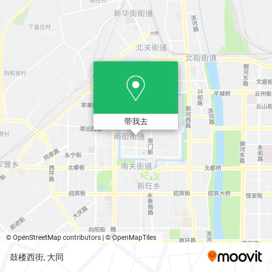 鼓楼西街地图