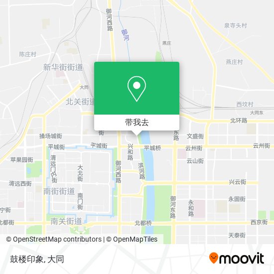 鼓楼印象地图