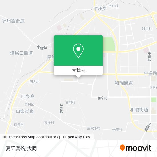 夏阳宾馆地图