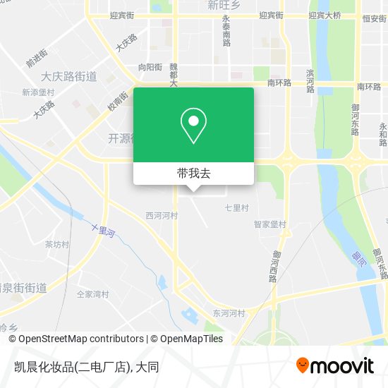 凯晨化妆品(二电厂店)地图