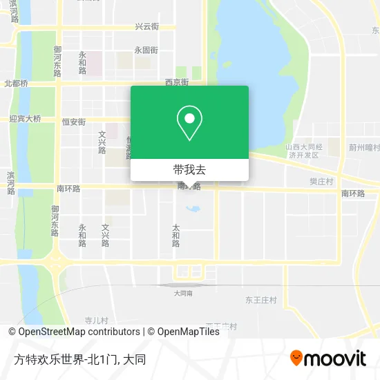 方特欢乐世界-北1门地图