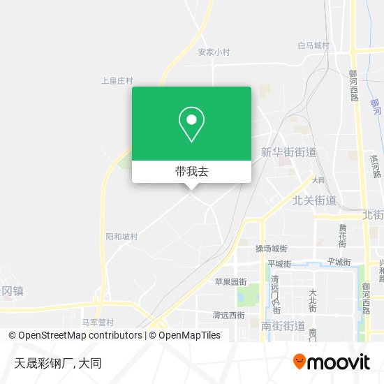 天晟彩钢厂地图