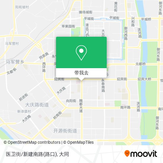 医卫街/新建南路(路口)地图