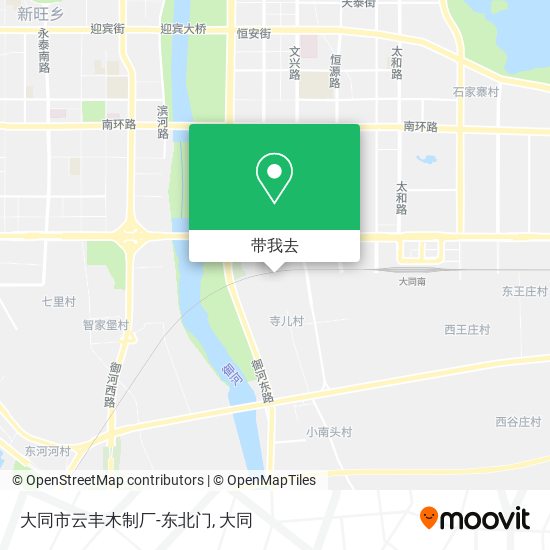 大同市云丰木制厂-东北门地图
