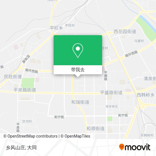 乡风山庄地图