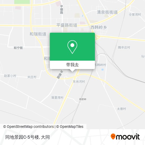 同地景园C-5号楼地图