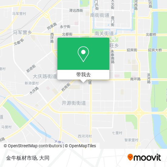 金牛板材市场地图