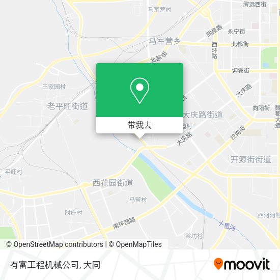 有富工程机械公司地图