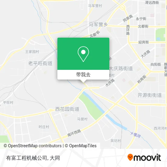 有富工程机械公司地图
